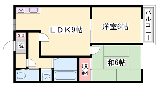 鶴居駅 徒歩13分 2階の物件間取画像